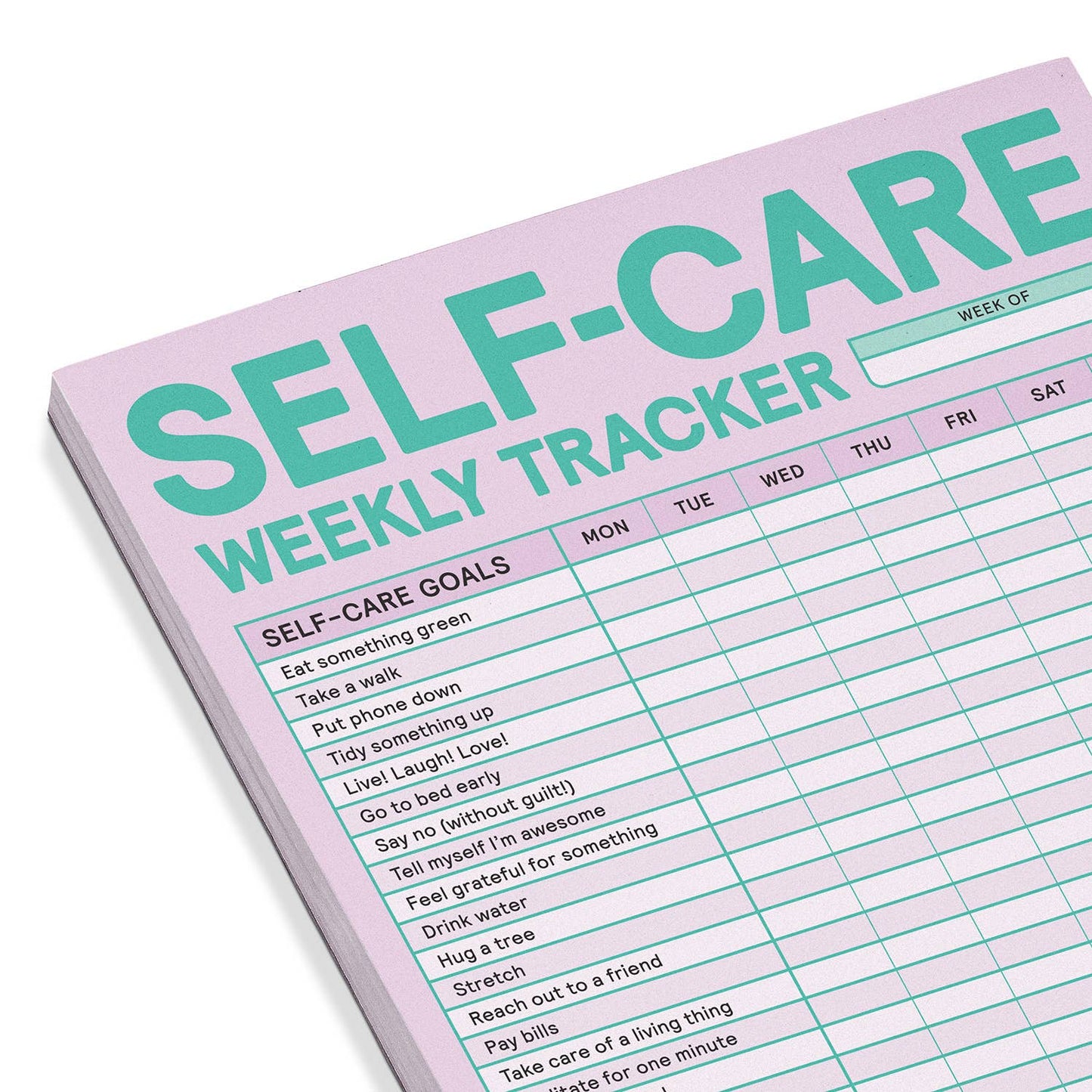 Self-Care Weekly Tracker Pad #12633
