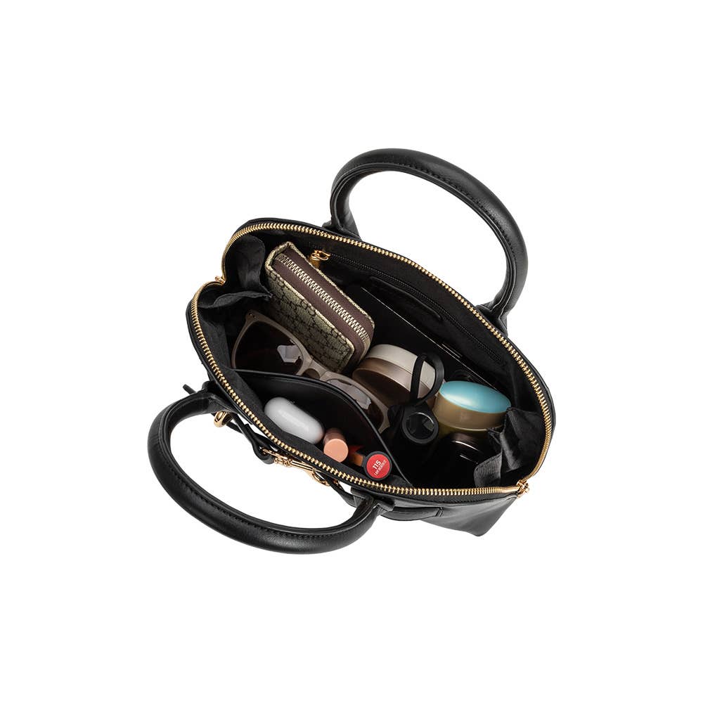 Rue Mocha Recycled Vegan Handle Bag