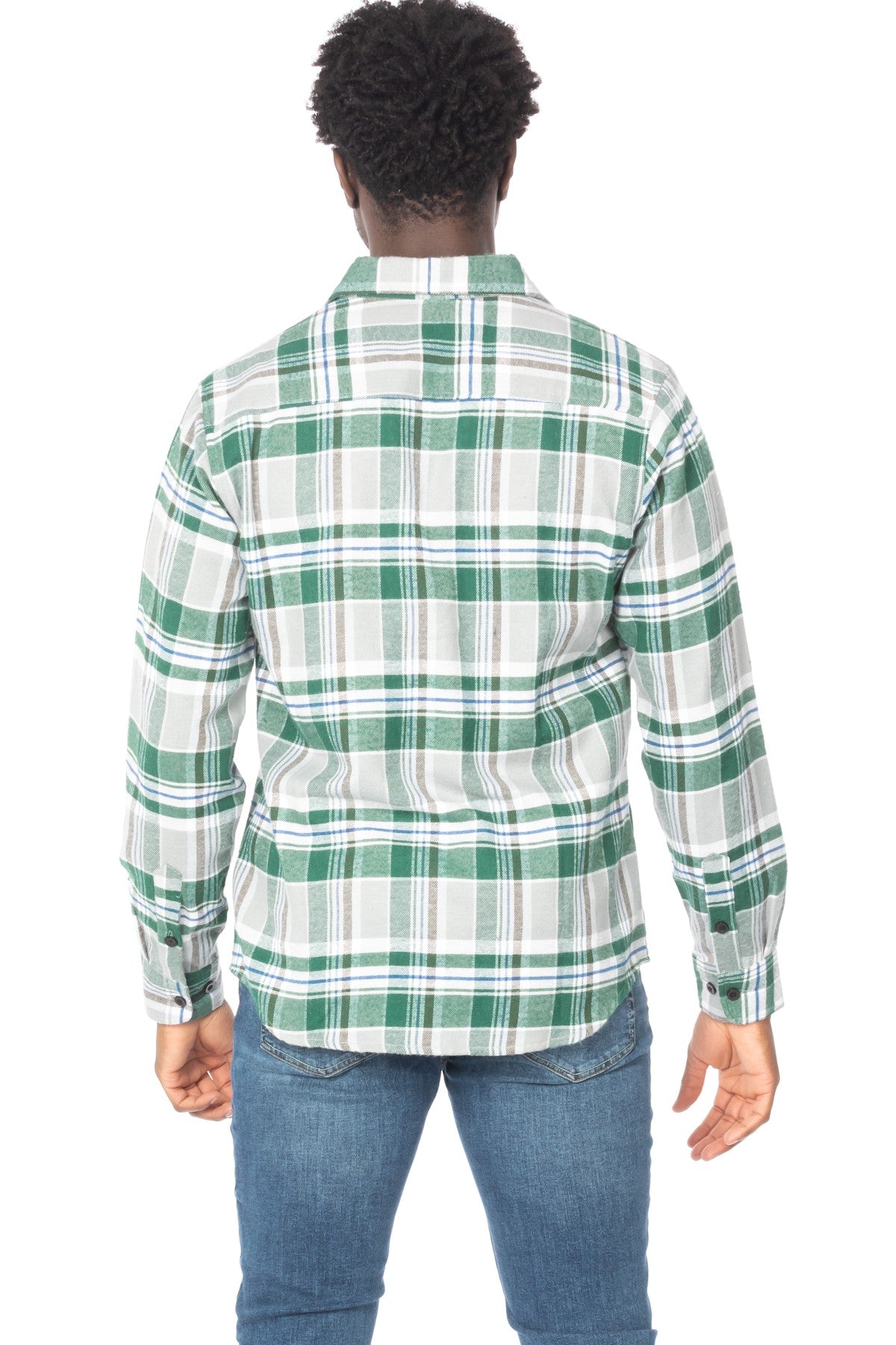 MENS FLANNEL LONG SLEEVE SHIRT