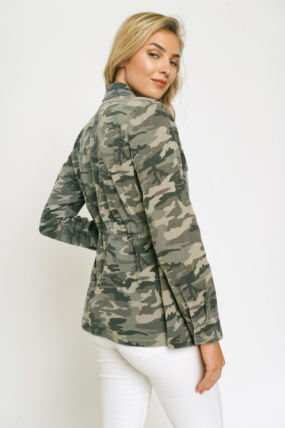 Washed Camo Utility Jacket
