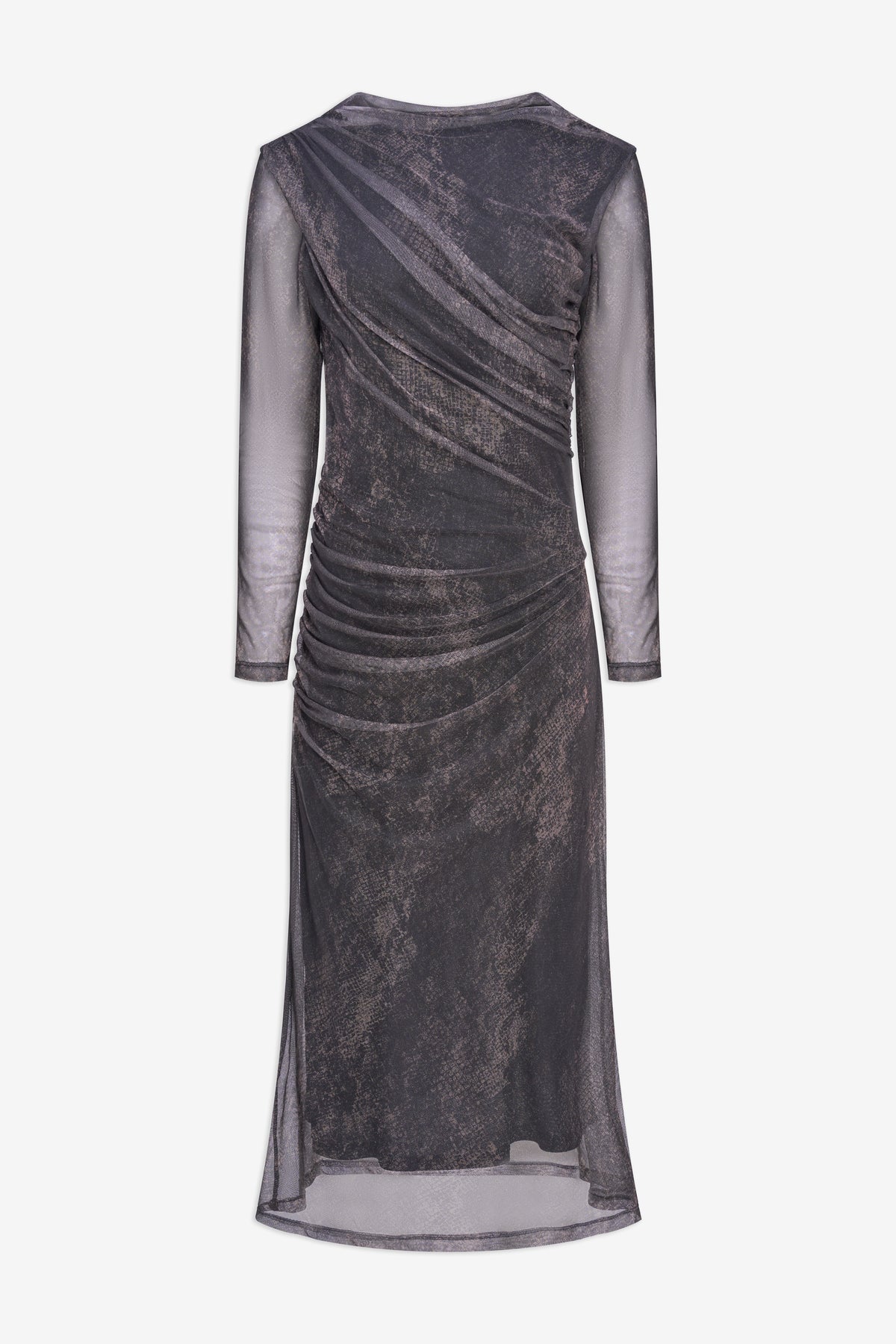 Snake Semi Sheer Dress
