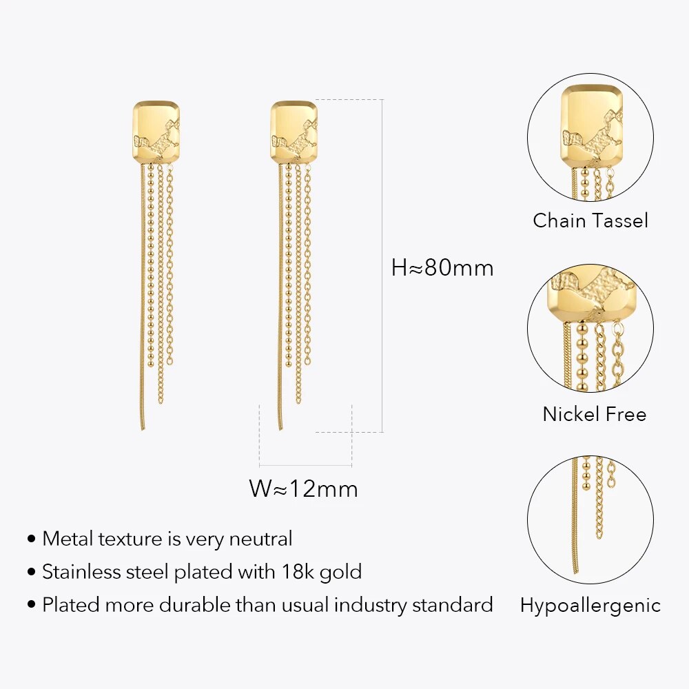 Yasmine 18K Gold Plated Earrings