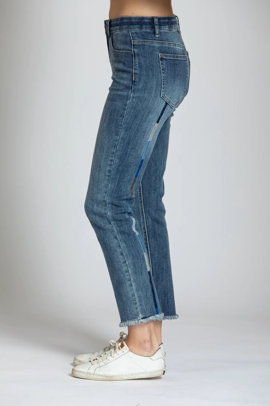 Shades of Blue Back Embroidered Jean