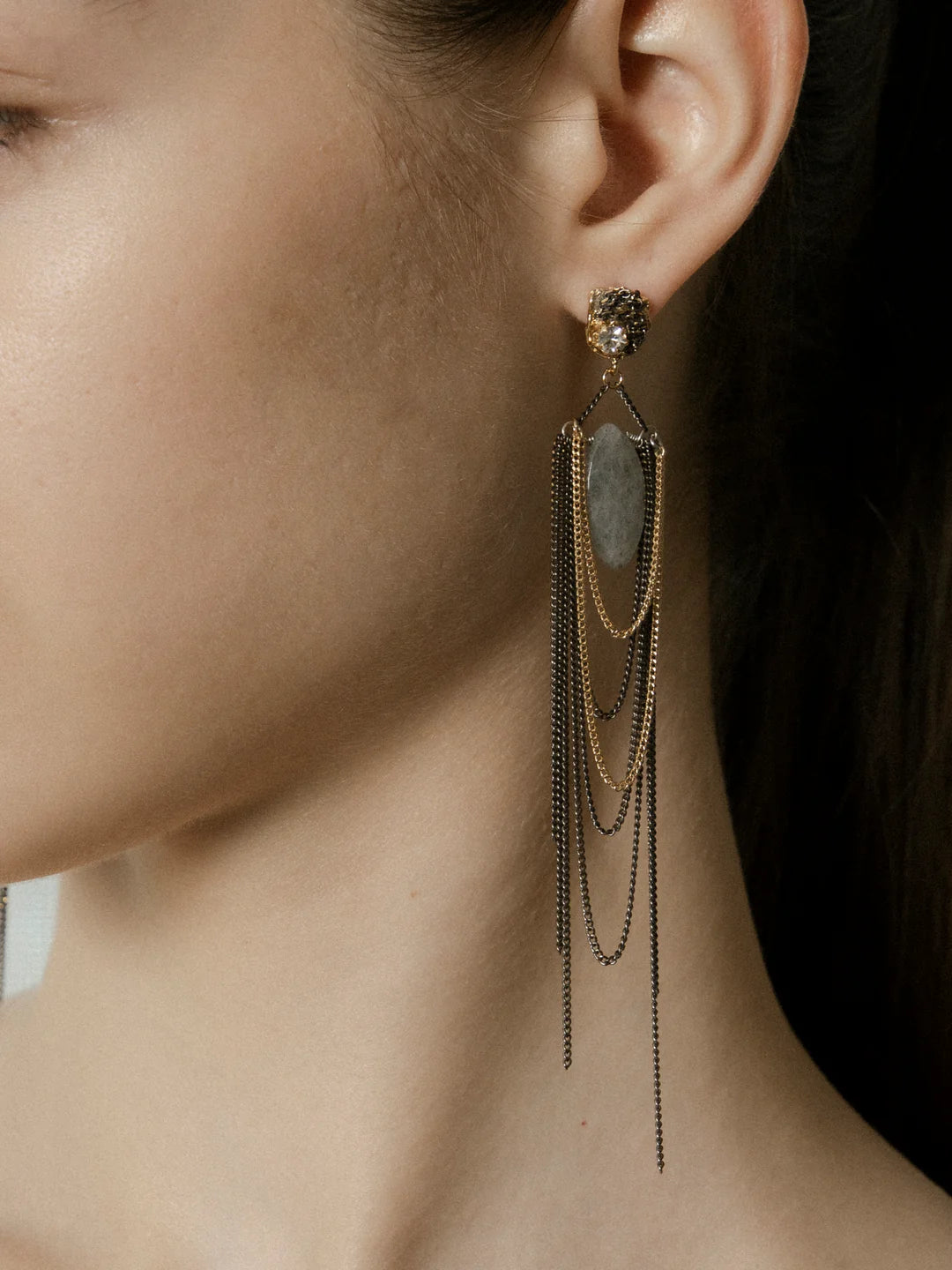 Labradorite Earring