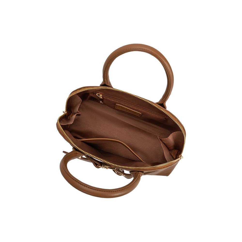 Rue Mocha Recycled Vegan Handle Bag