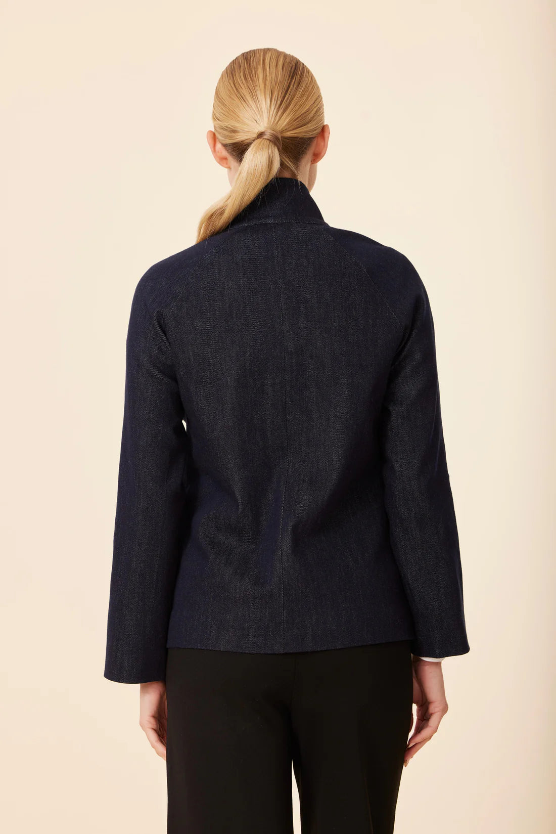 Denim Jacket With Gold Buttons