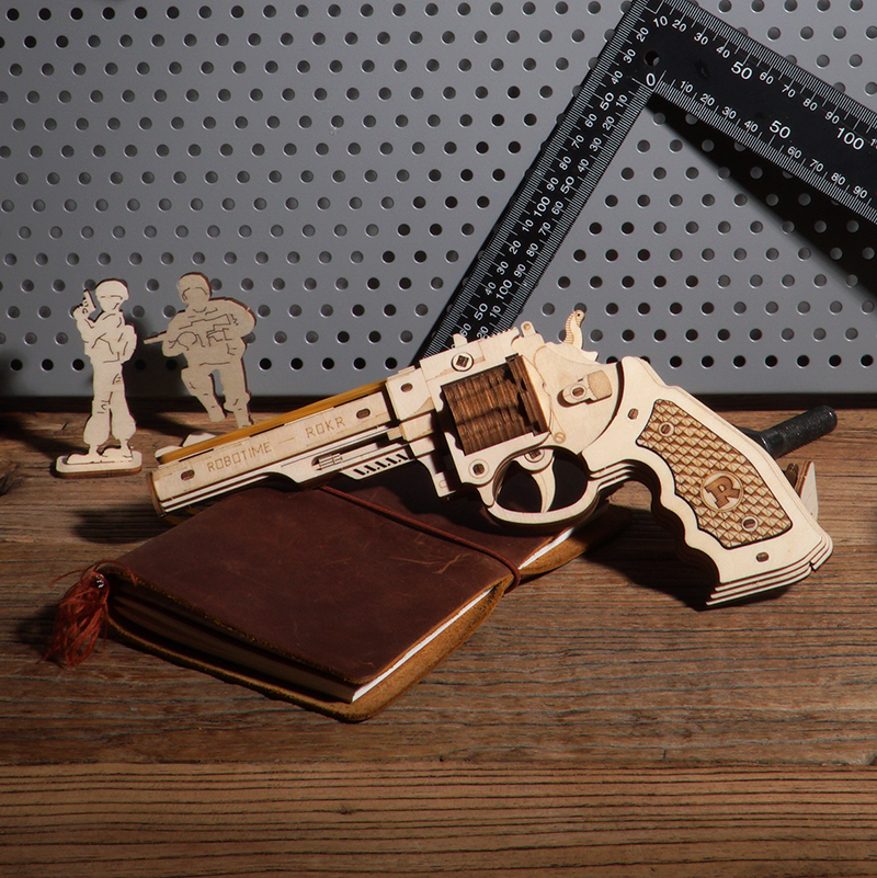 DIY 3D Puzzle: Corsac M60 Rubber Band Gun Kids