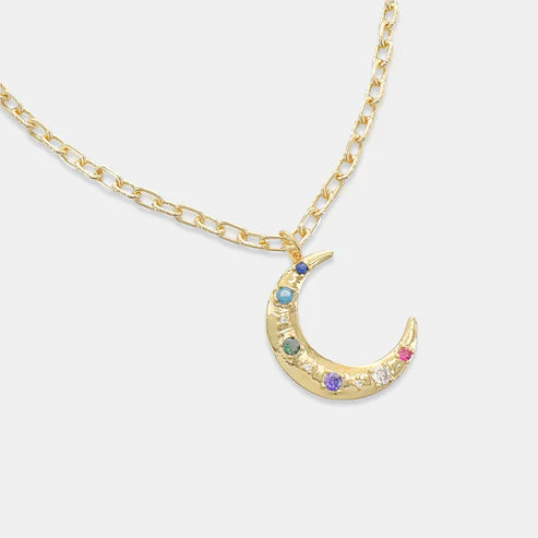 ANK222 - Swarovski Moon Chain