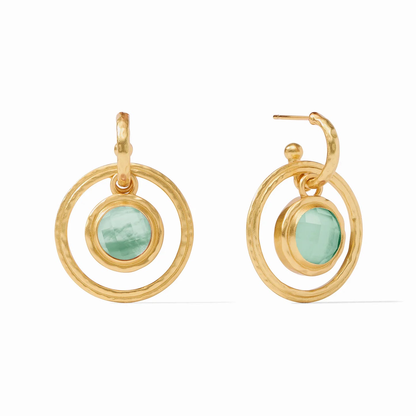Astor 6 in 1 Charm Earring Iridescent/ Clear