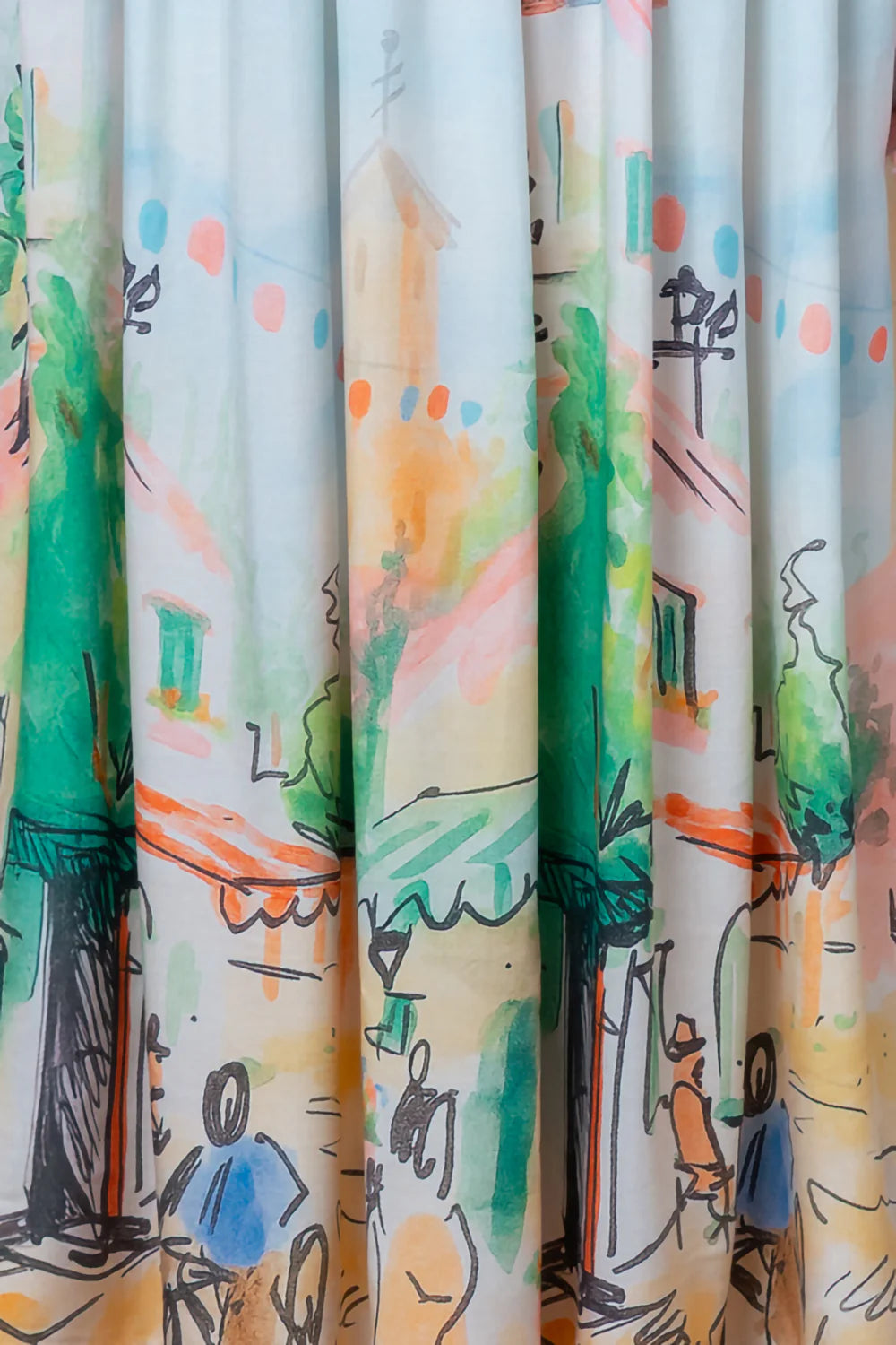 Mixed Media Midi Sleeveless Dress