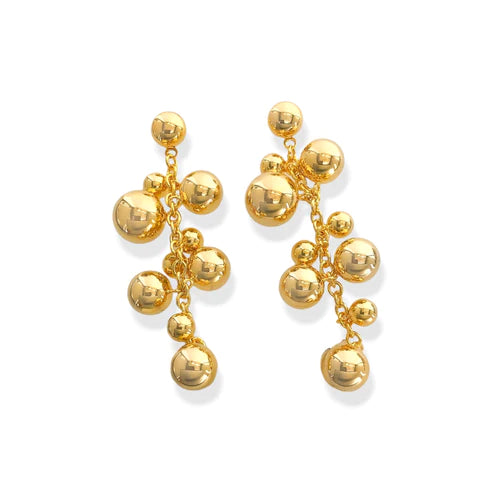 C18ER001 - Dangling Spheres Earrings