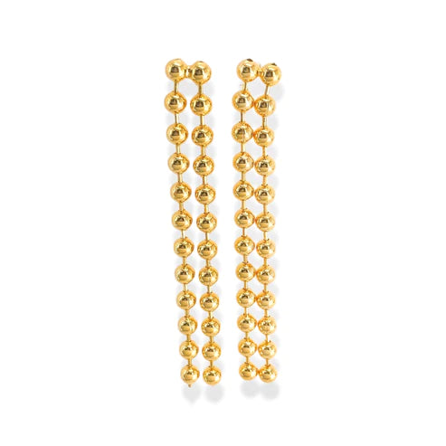C18ER004 - Dangling Spheres Earrings