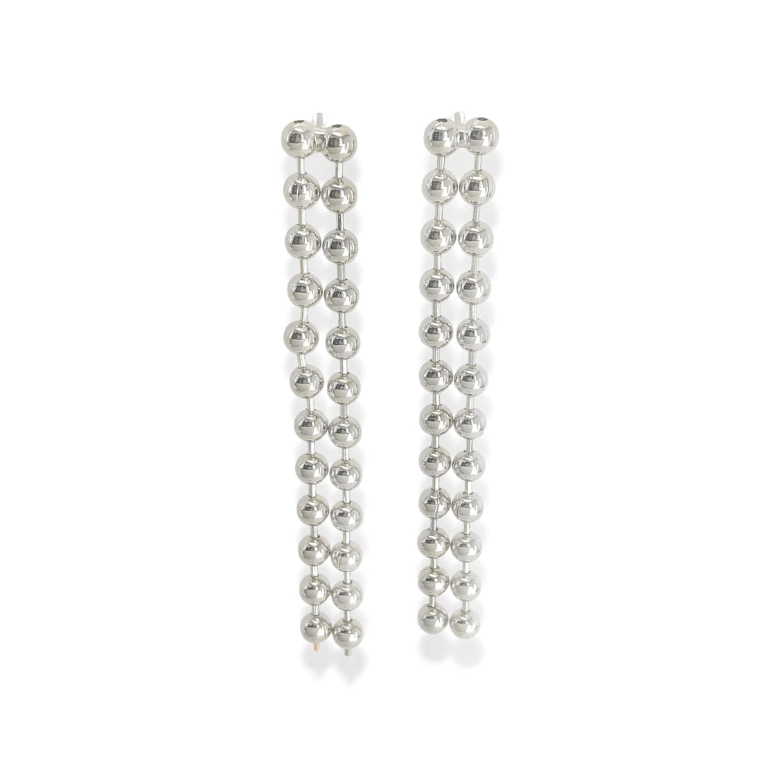 C18ER004 - Dangling Spheres Earrings