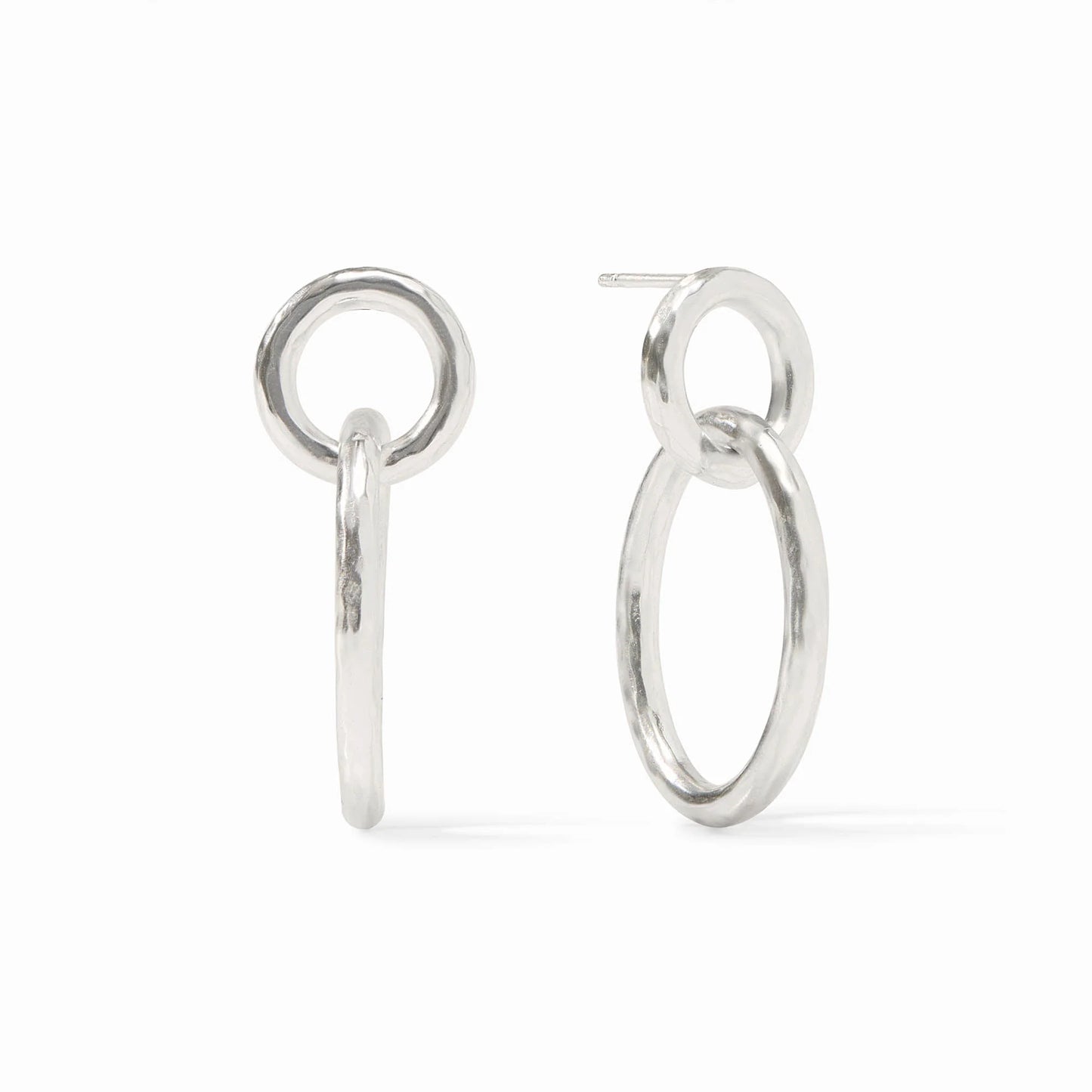 Catalina Duo Link Earrings Silver