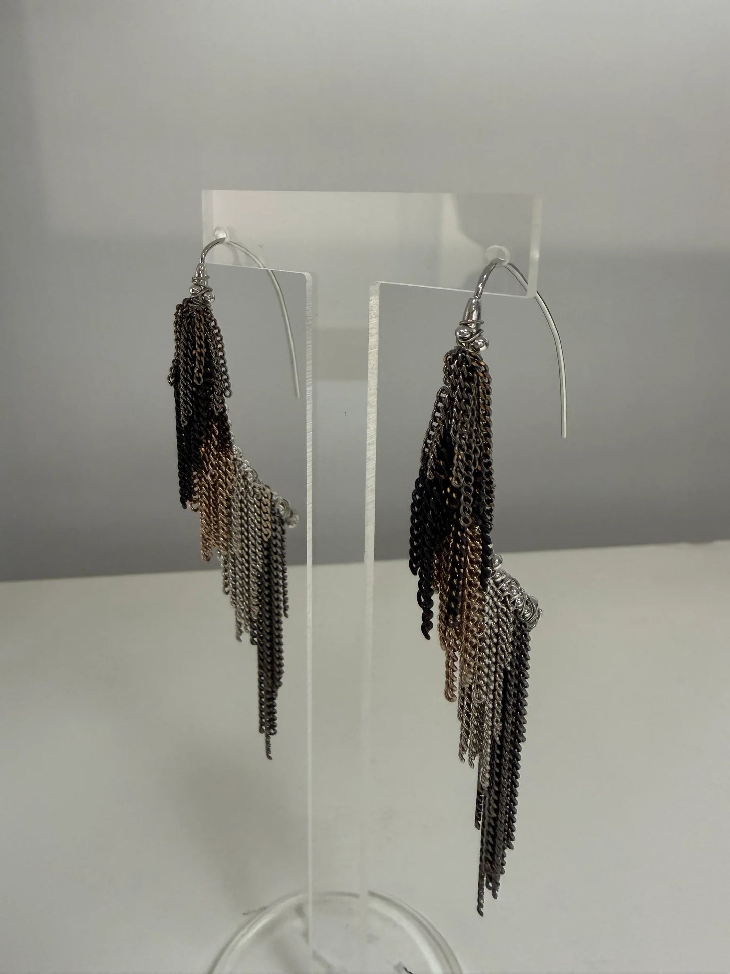 Two Tone Earring Hand Made