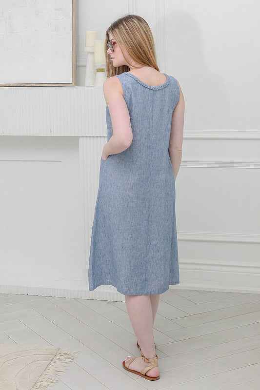 Crew Neck Dress