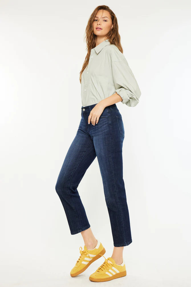 Mid Rise Boyfriend Jeans