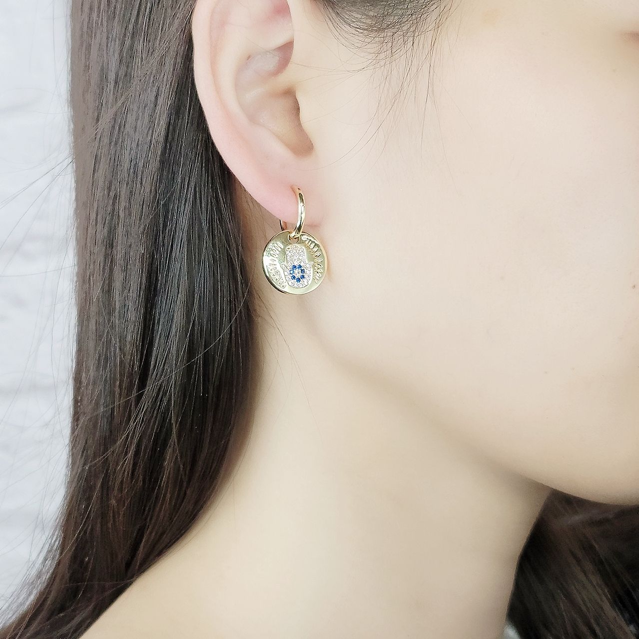 LER051 CZ Eye Ear