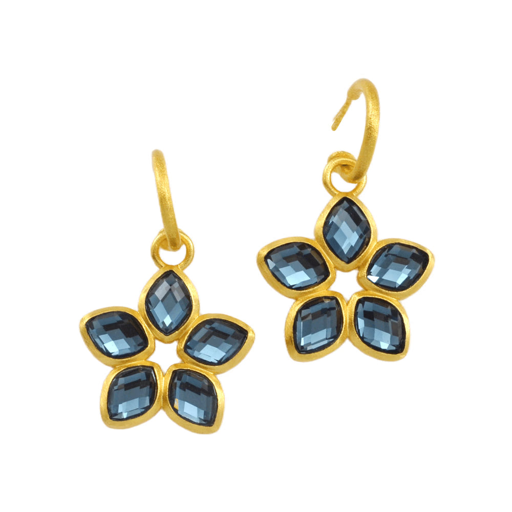 Earrings Midnight Blue Stone