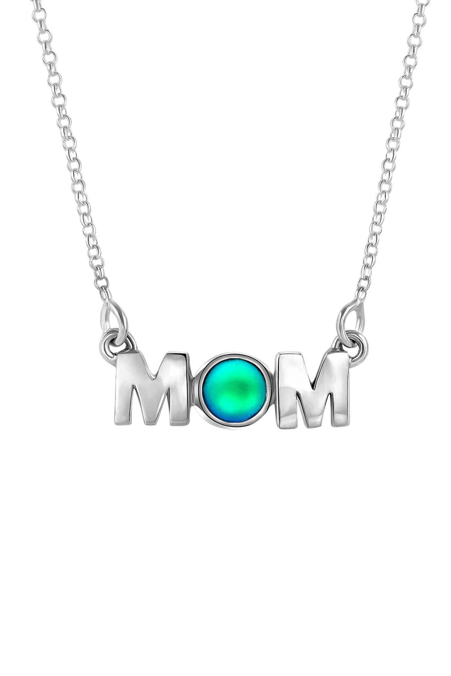MOM Pendant Nk. Sterling Silver