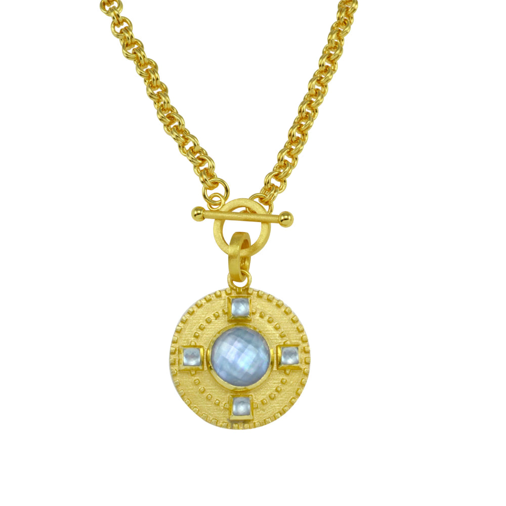 Necklace Tanzanite Medallion