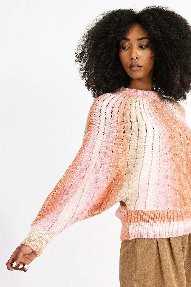 BATWING SLEEVE SWEATER