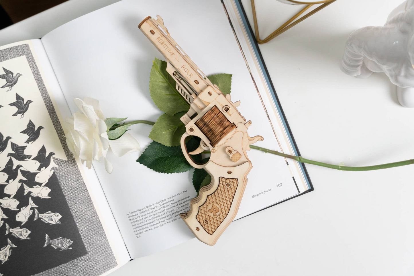 DIY 3D Puzzle: Corsac M60 Rubber Band Gun Kids