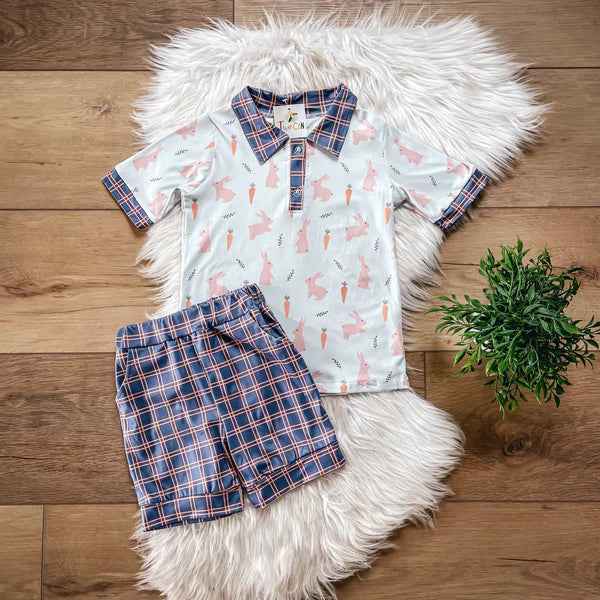 Cottontail & Wiskers Shorts Set