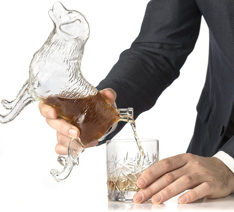 Dog Shaped Liquor Whiskey Decanter