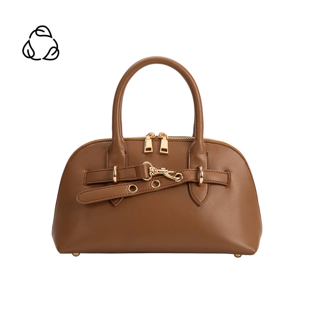 Rue Mocha Recycled Vegan Handle Bag