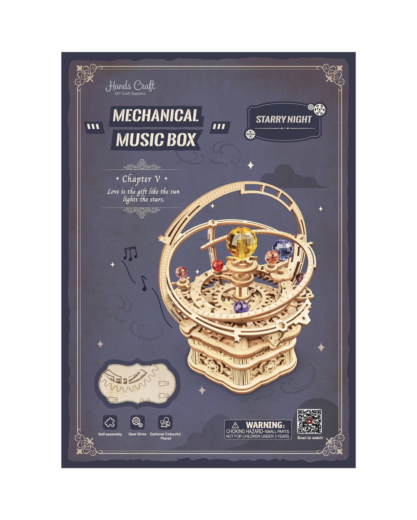 DIY Mechanical Music Box: Starry Night Gift