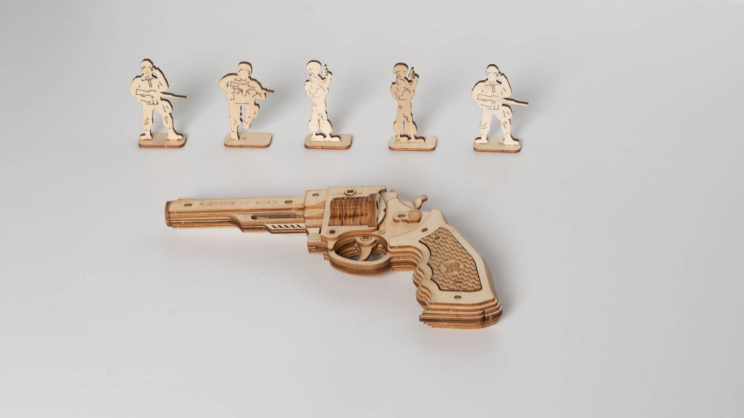 DIY 3D Puzzle: Corsac M60 Rubber Band Gun Kids