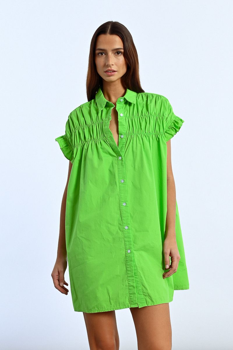 Woven Short Dress