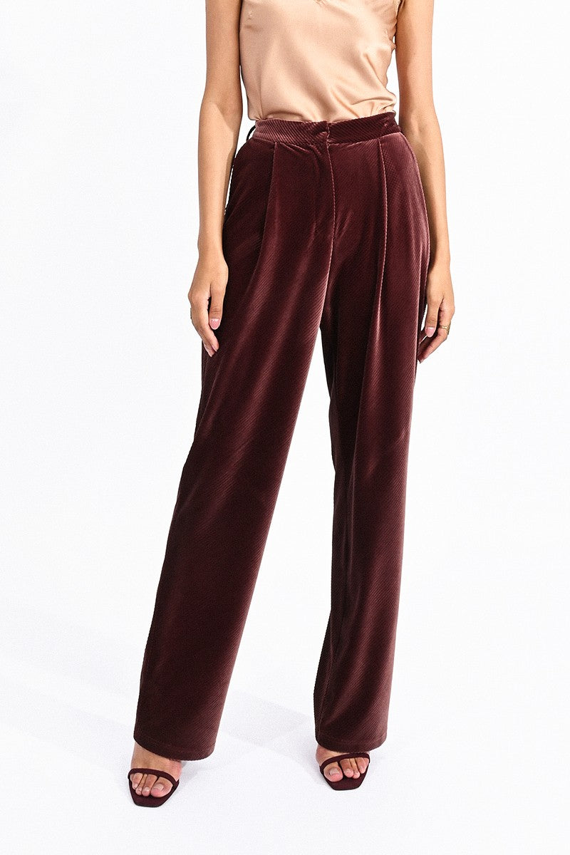 FLUID VELVET PANTS