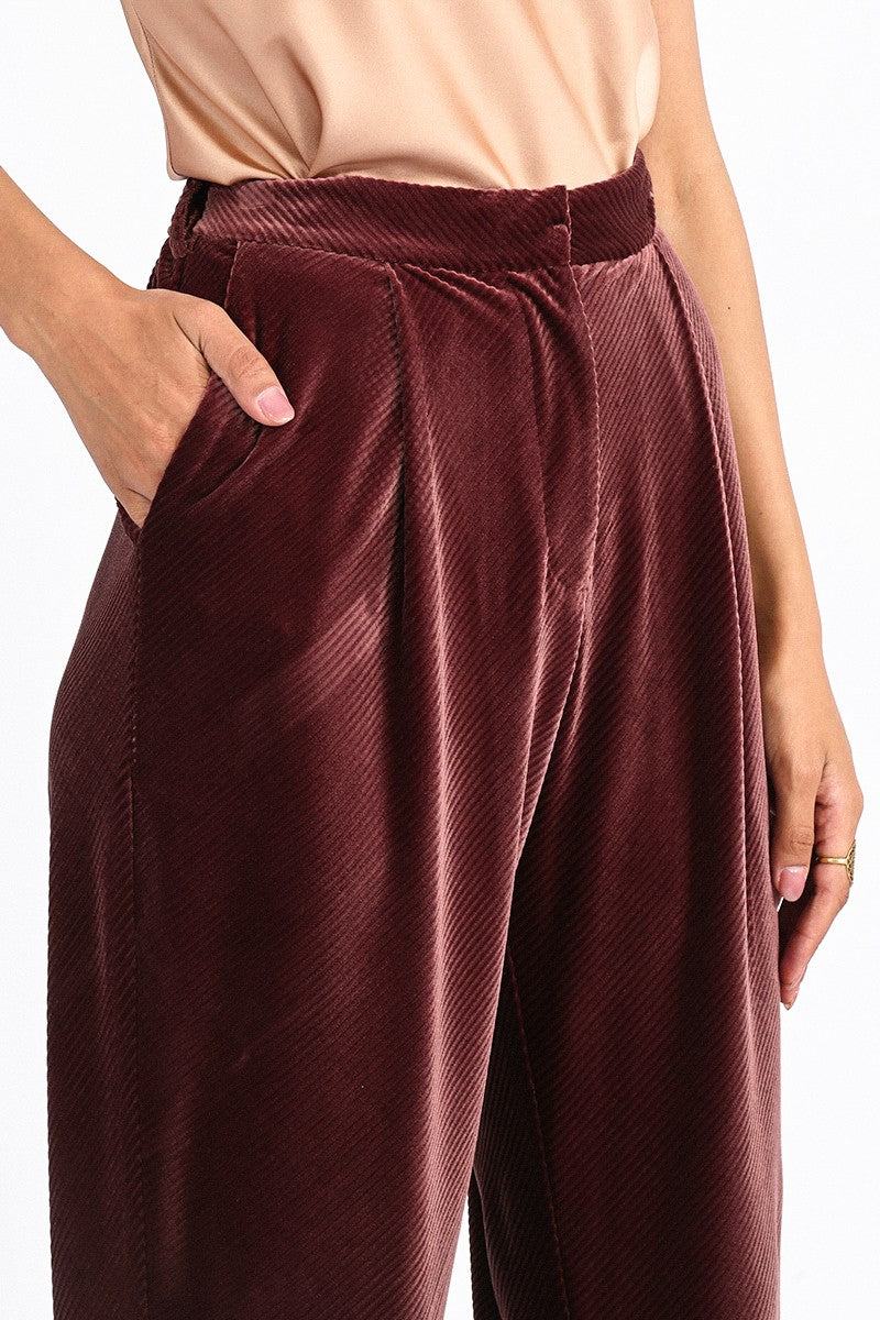 FLUID VELVET PANTS