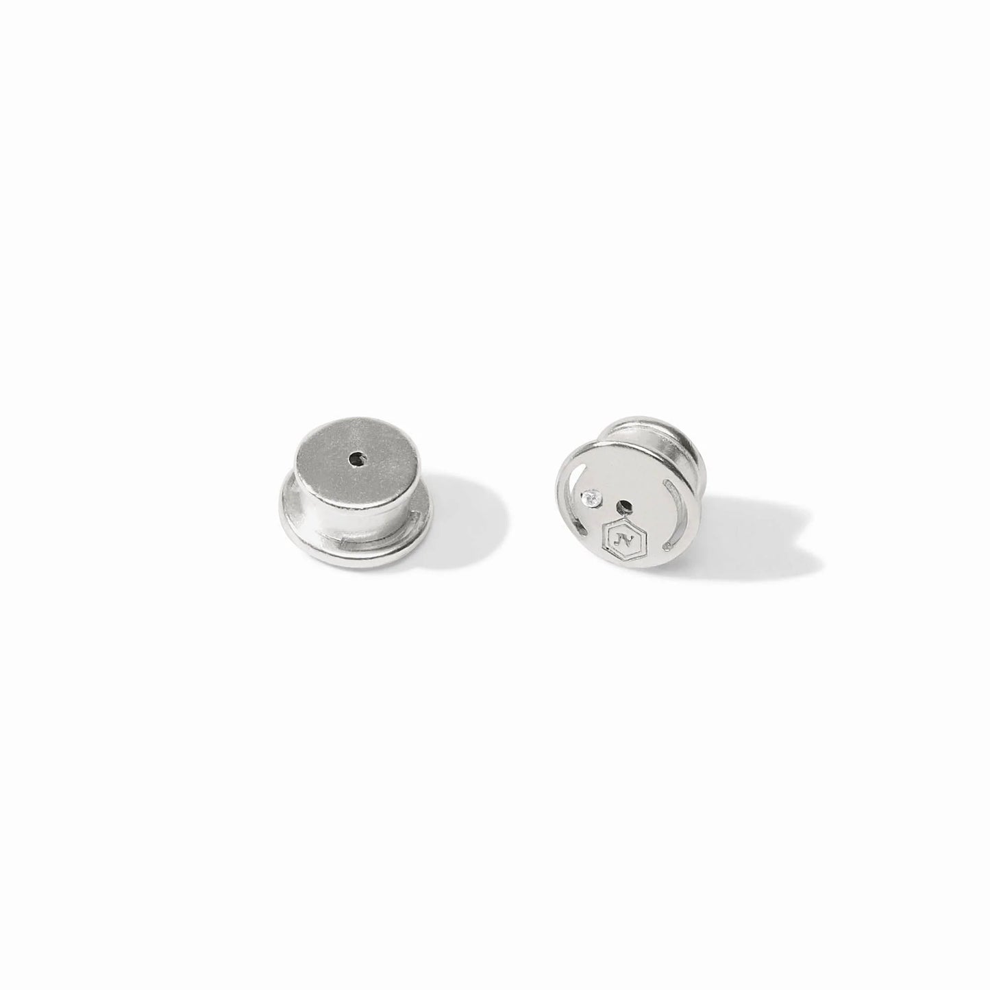 Havana Silver Hoop Earrings Lg
