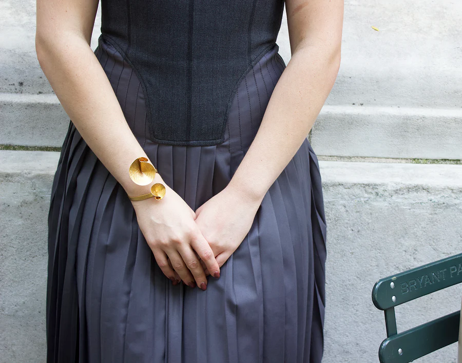 Athena's Shield Cuff Bracelet