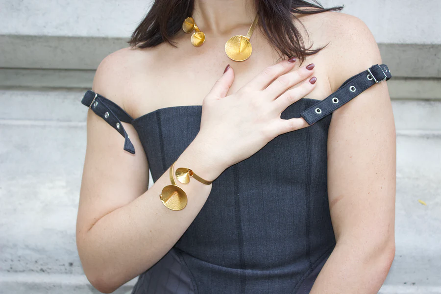 Athena's Shield Cuff Bracelet