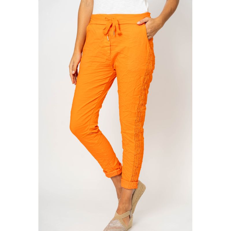 Jegging with Gold Stripes