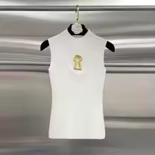 O-Neck S/L Metal Cutout Knitted Top