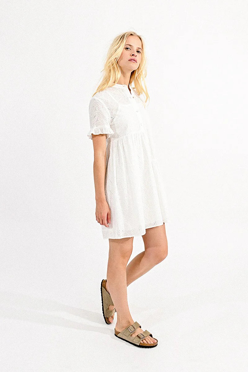 Paisly Embroidered Summer Dress