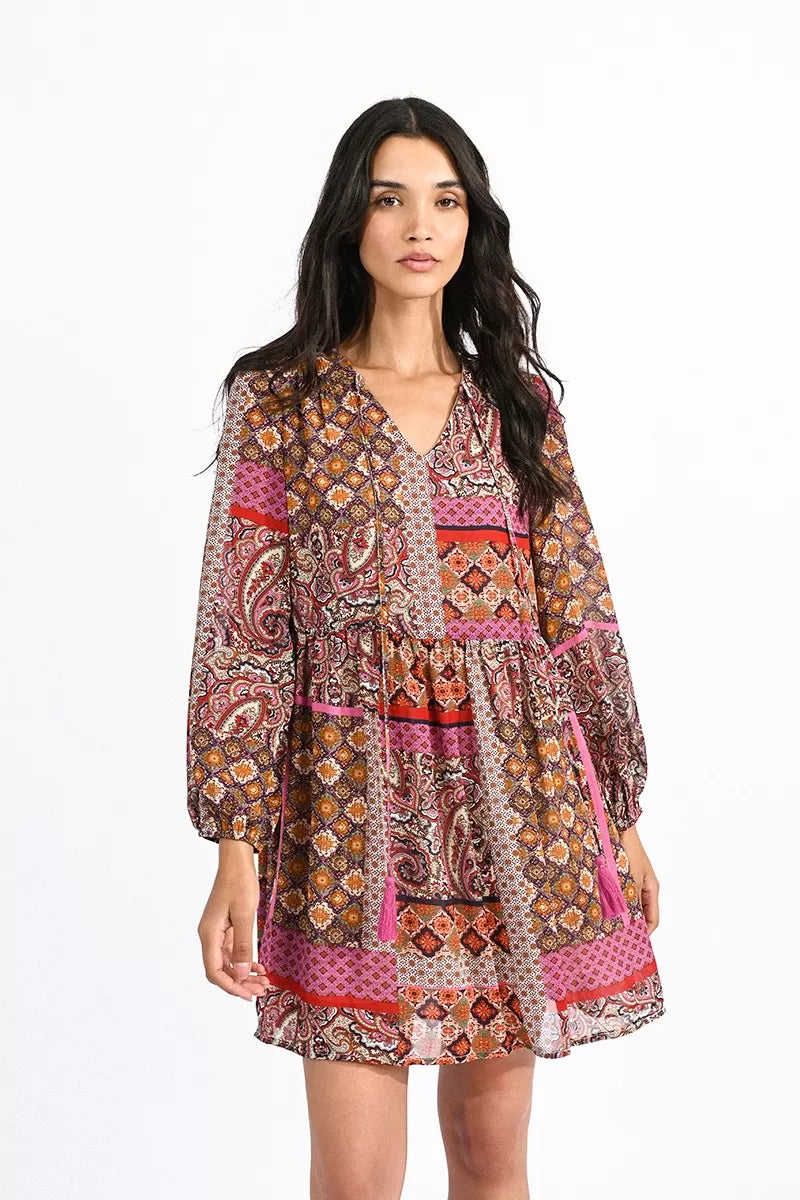 MINI PRINTED DRESS