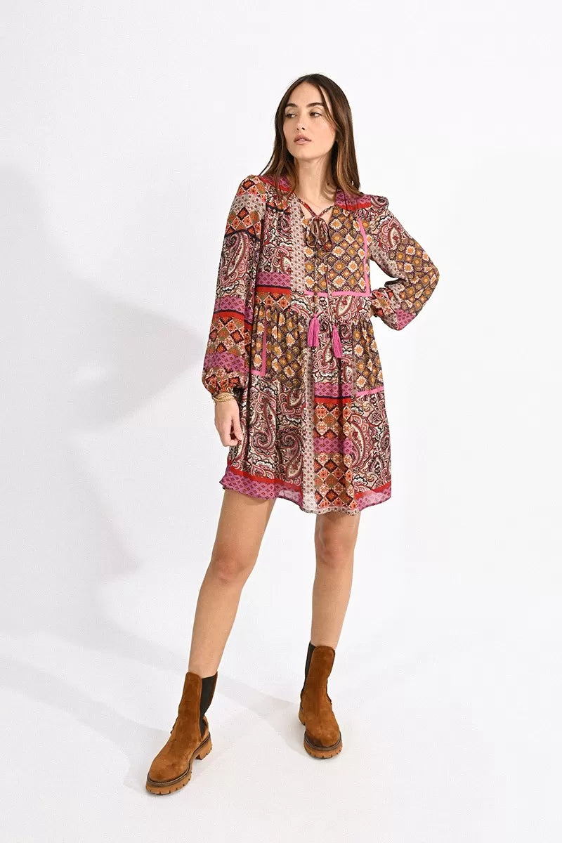MINI PRINTED DRESS
