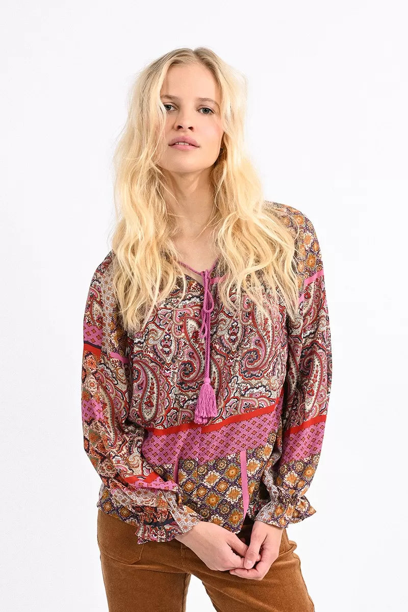 PRINTED BLOUSE