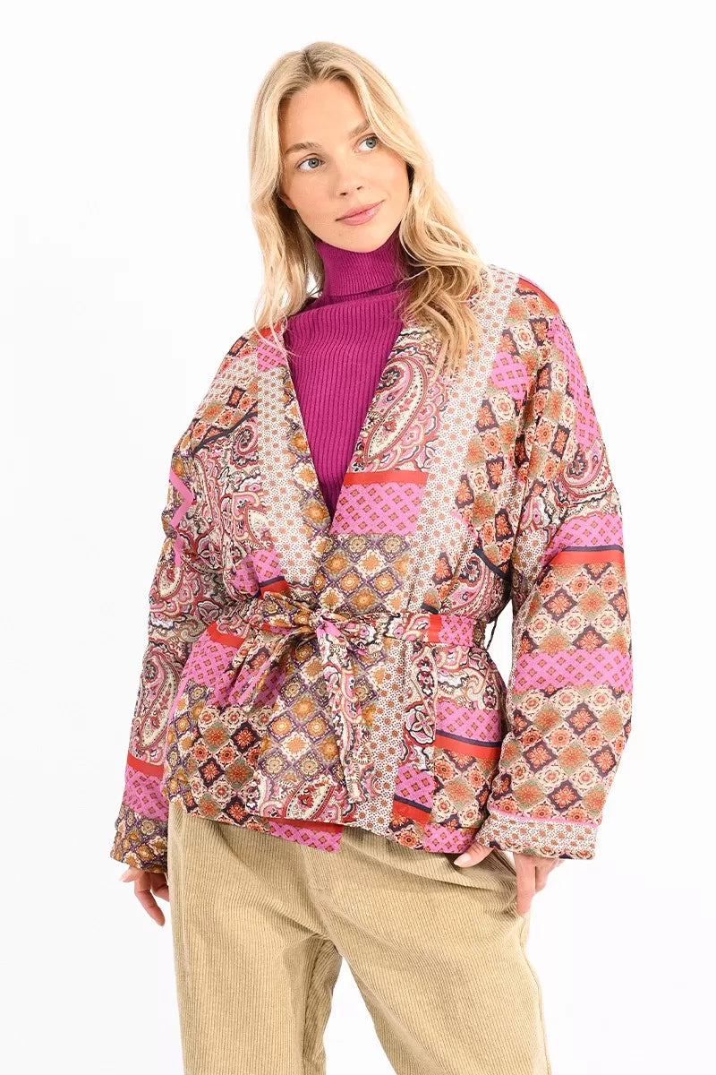 Belted Woven Jacket