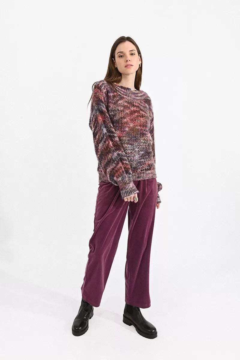 Tie Dye Loof FIT Boatneck