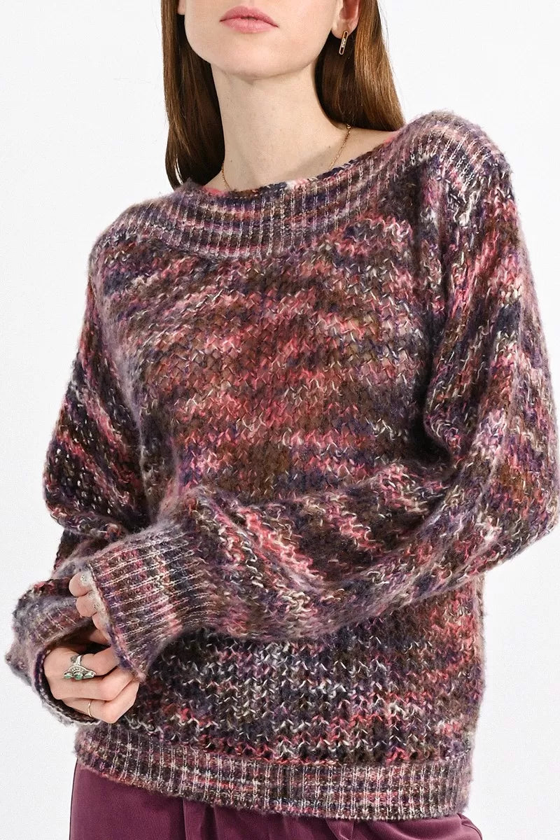 Tie Dye Loof FIT Boatneck