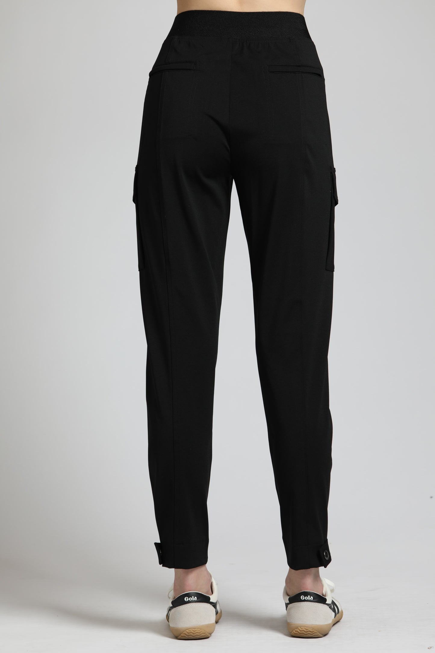Ponte E17 Pull on Cargo Blk Pant