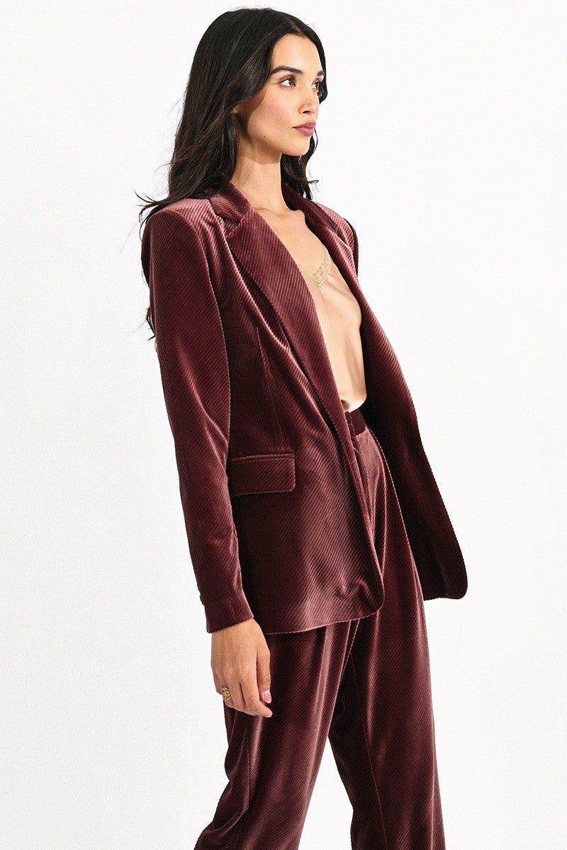 VELVET BLAZER