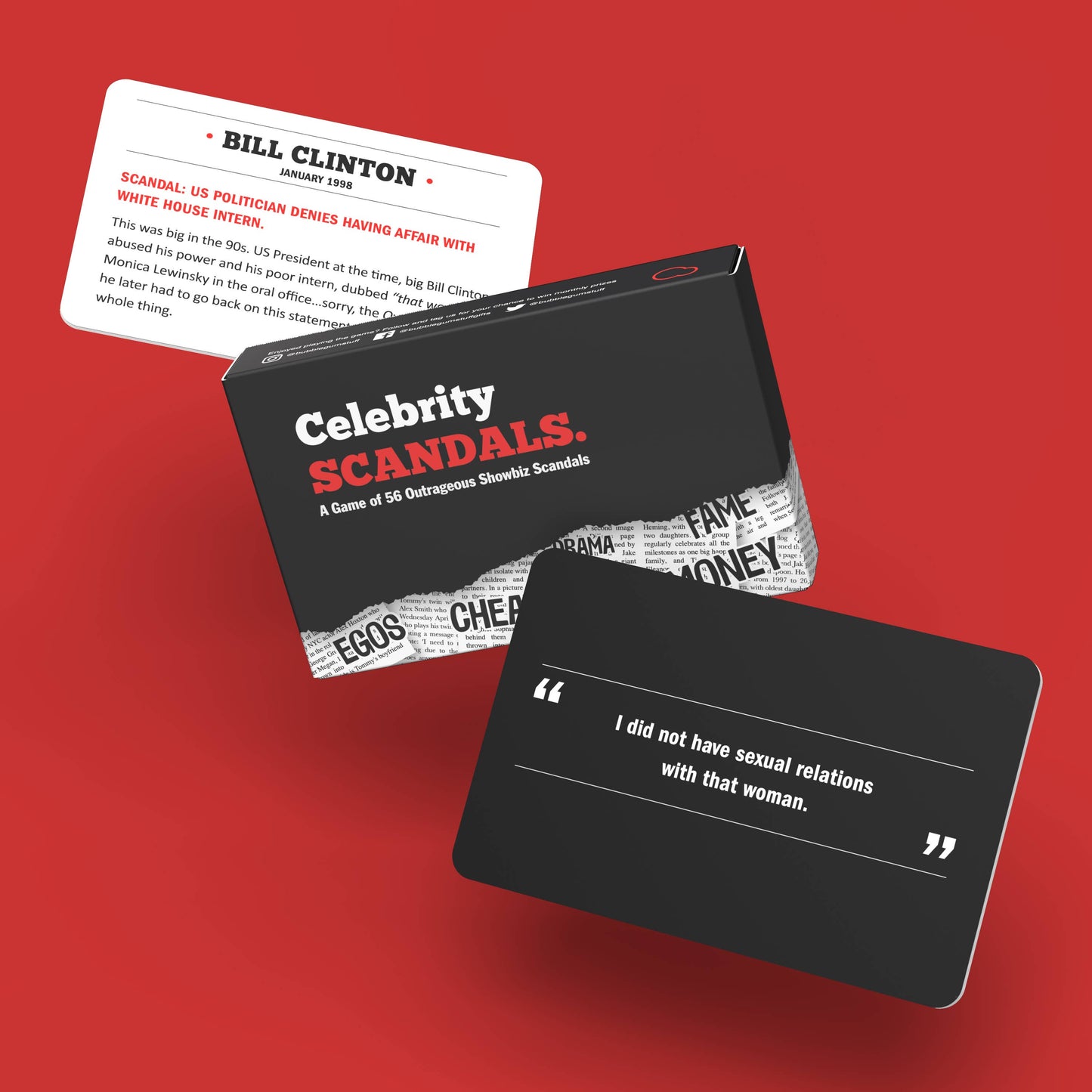 Celebrity Scandals Card Game